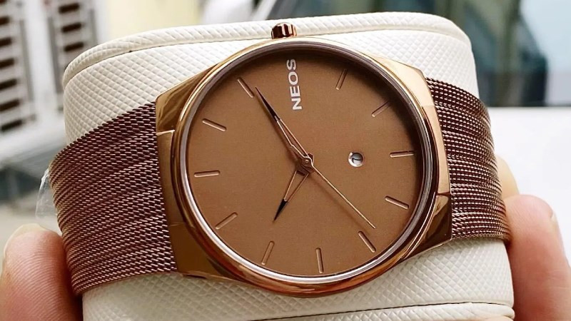 Kim đồng hồ Neos chính hãng được thiết kế sắc sảo, chuyển động mượt mà