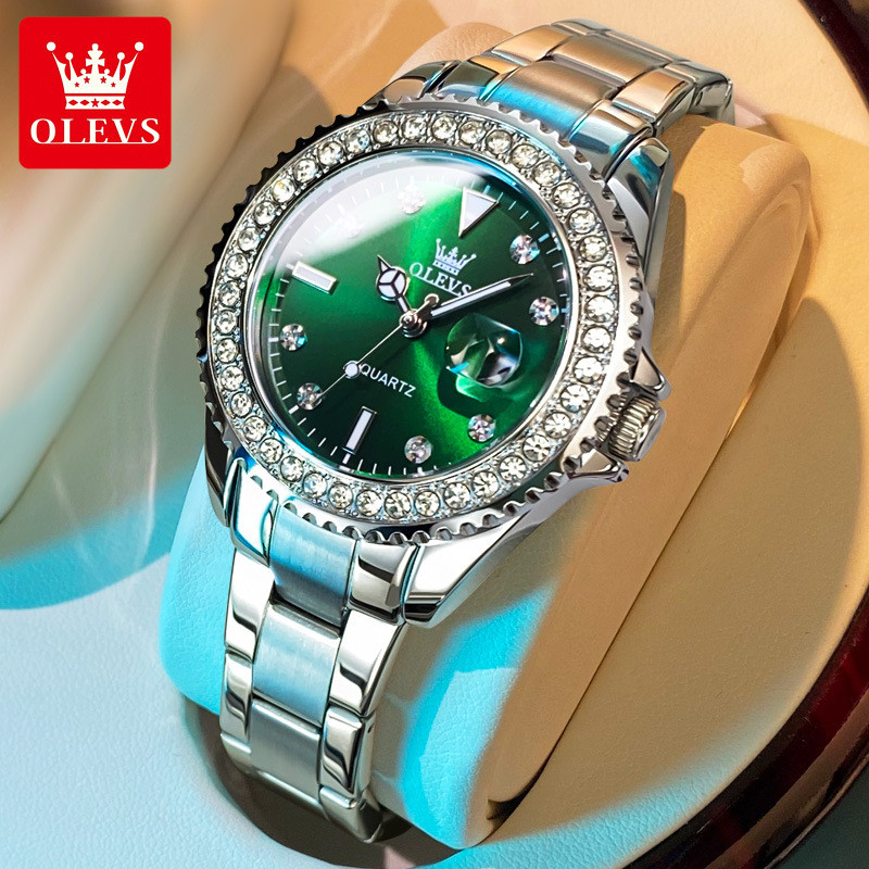 Đồng hồ OLEVS nữ cùng thẻ bảo hành pin