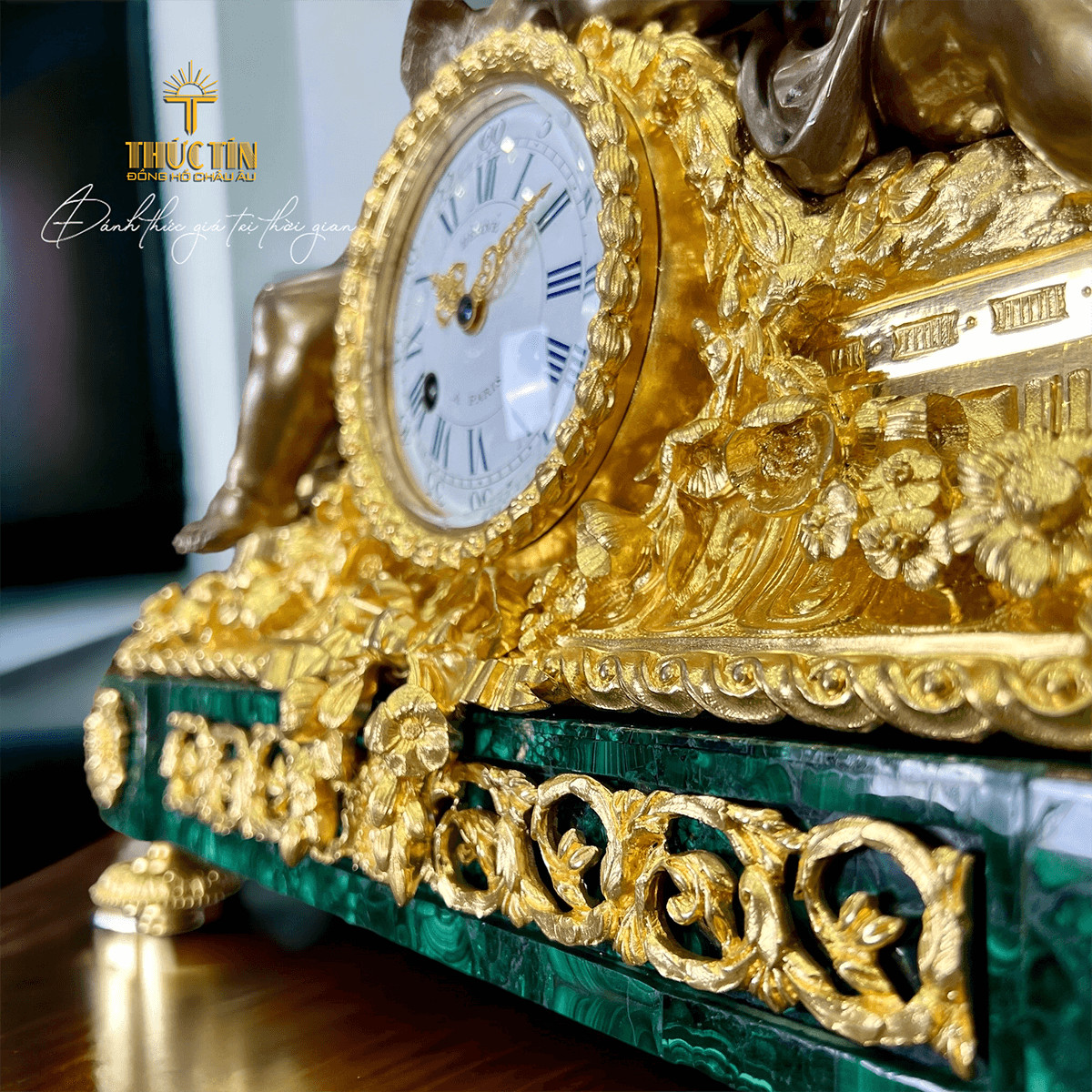Đồng hồ tượng hai thiên thần nhỏ, một tác phẩm đồng hồ cổ đầy ý nghĩa và giá trị
