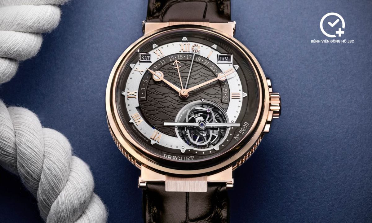 Đồng hồ Breguet Marine Équation Marchante - biểu tượng tính năng phức tạp