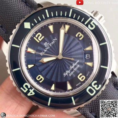 Mặt số hiển thị ngày và thứ của đồng hồ Blancpain, chức năng hỗ trợ bởi máy đồng hồ ETA 2836-2
