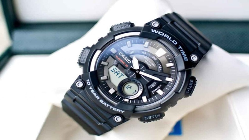 Casio 45.5 mm Nam AEQ-110W-1AVDF - Mẫu đồng hồ nam đẹp nhất hiện nay