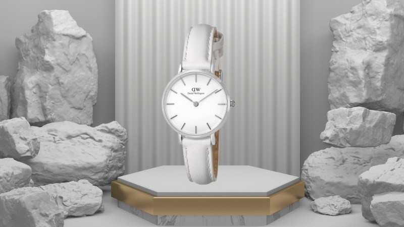 Đồng hồ Daniel Wellington DW00100250 màu trắng thanh lịch và tối giản