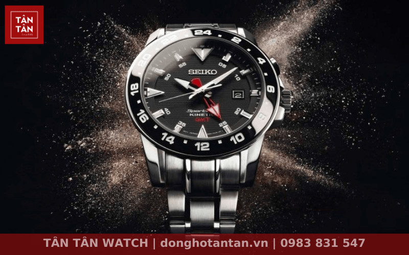 Seiko Kinetic – Mẫu đồng hồ Seiko nam đẹp nhất với công nghệ Kinetic độc quyền, chuyển động thành điện năng.