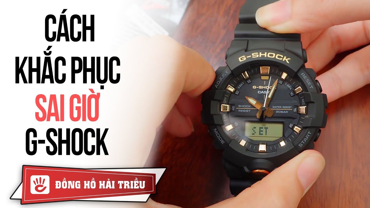 Cách Chỉnh Giờ Đồng Hồ G-Shock 5081 Chi Tiết Và Dễ Hiểu