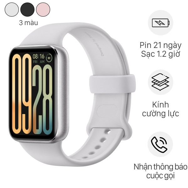 Đồng hồ thông minh bán chạy nhất Xiaomi Mi Band 9 Pro màu trắng