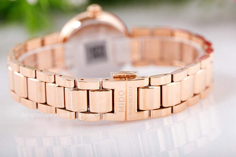 Mido Baroncelli Donna Quartz M022.210.33.046.00 hiển thị mặt bên đồng hồ