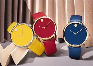 Đồng hồ Movado Modern 47 nam chính hãng kiểu dáng tối giản nhưng sang trọng