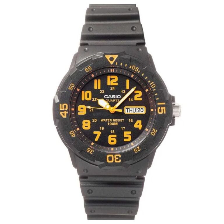 Đồng hồ Casio MRW-200H-4BVDF mặt số cam cá tính cho bé trai