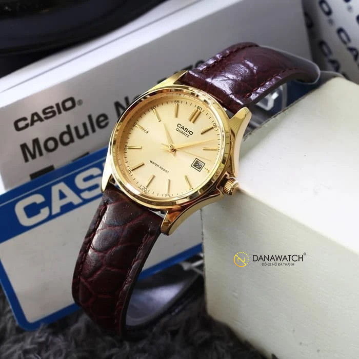 Dây da cao cấp của đồng hồ Casio MTP-1183Q-9ADF mang lại vẻ sang trọng