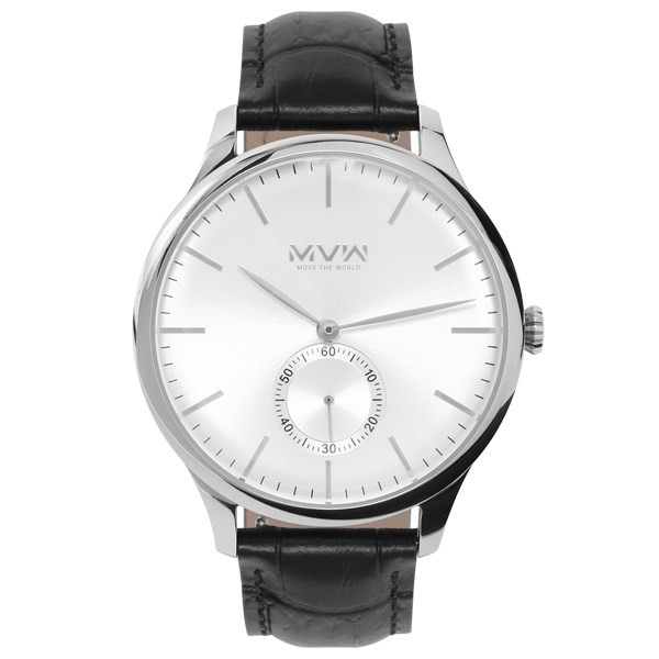 Đồng hồ nam dây da nâu, thiết kế mặt số tối giản, một lựa chọn phổ biến cho đồng hồ nam giá 15 triệu
