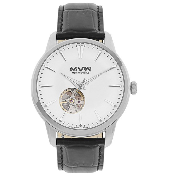 Đồng hồ MVW Galaxy MLA084-02-S1 với thiết kế mặt lộ tim 41mm độc đáo, thể hiện vẻ đẹp của :đồng hồ nam đẹp nhất thế giới.