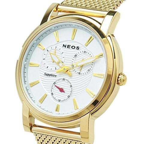Vẻ đẹp thời thượng của đồng hồ dây thép lưới chính hãng Neos N-40722M khi đeo