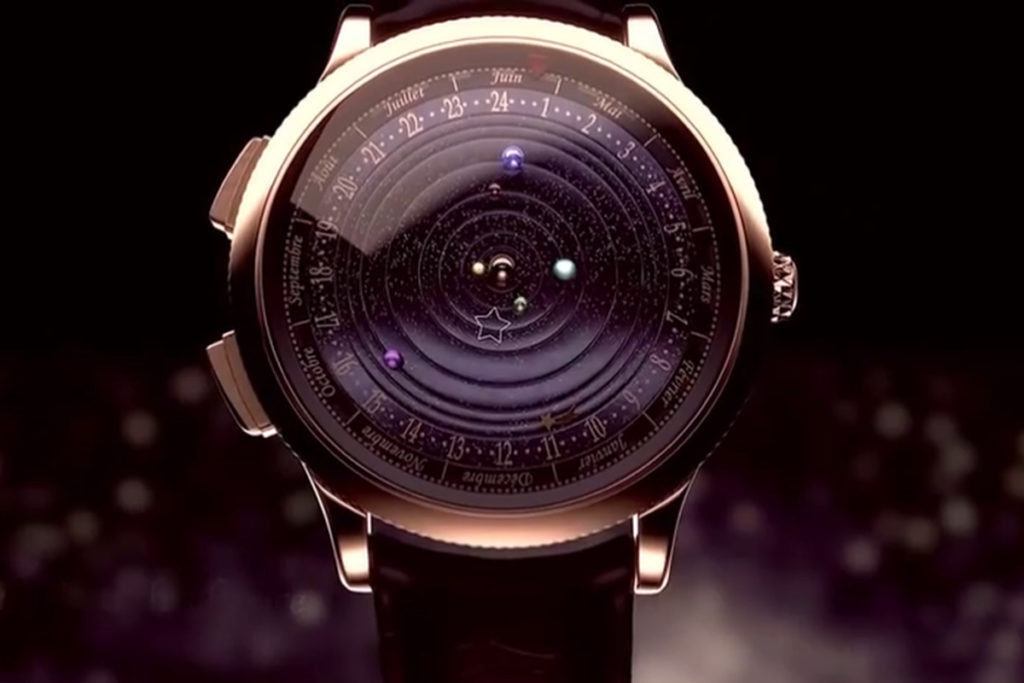 Đồng hồ Van Cleef &amp; Arpels Midnight Planétarium với thiết kế thiên văn độc đáo, là biểu tượng của các đồng hồ đẹp nhất thế giới.