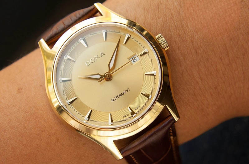 Đồng hồ vàng 18K nữ Doxa