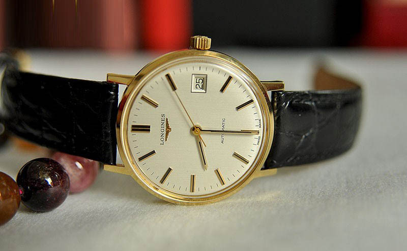Đồng hồ vàng 18K Longines