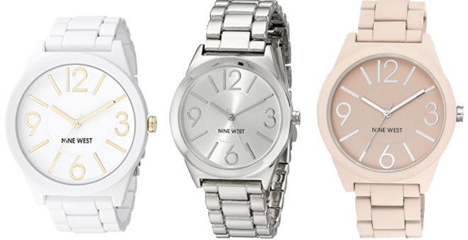 Bộ sưu tập đa dạng các mẫu đồng hồ Nine West với nhiều kiểu dáng và màu sắc khác nhau, thể hiện sự đa dạng trong thiết kế của thương hiệu