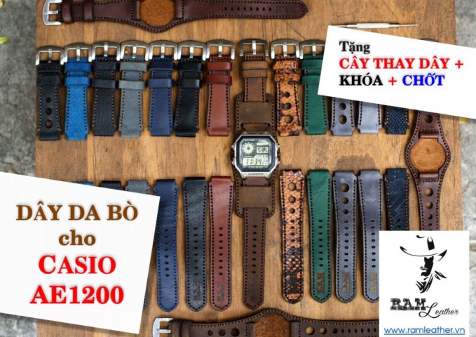Thay Dây Đồng Hồ Casio AE1200: Hướng Dẫn Chi Tiết & Lựa Chọn Tốt Nhất
