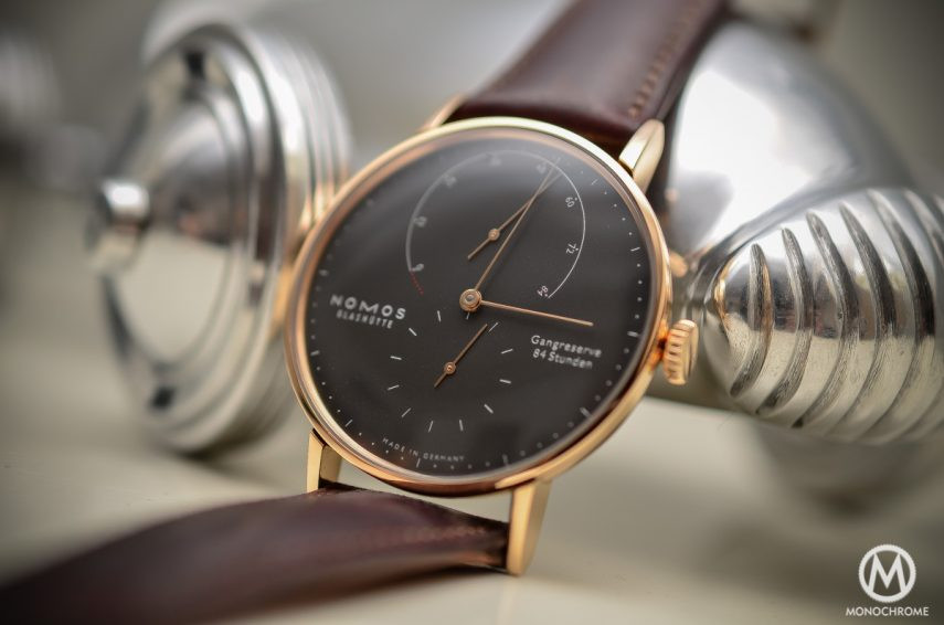 Thiết kế đồng hồ Nomos Glashütte tối giản và hiện đại, mang đậm phong cách Đức