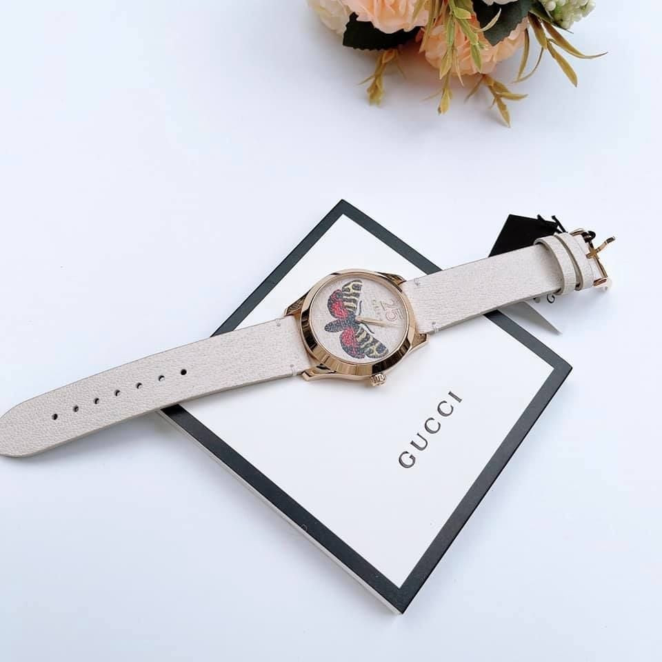 Đồng hồ đeo tay nữ Gucci G-Timeless Butterfly YA1264062 với hộp đựng sang trọng