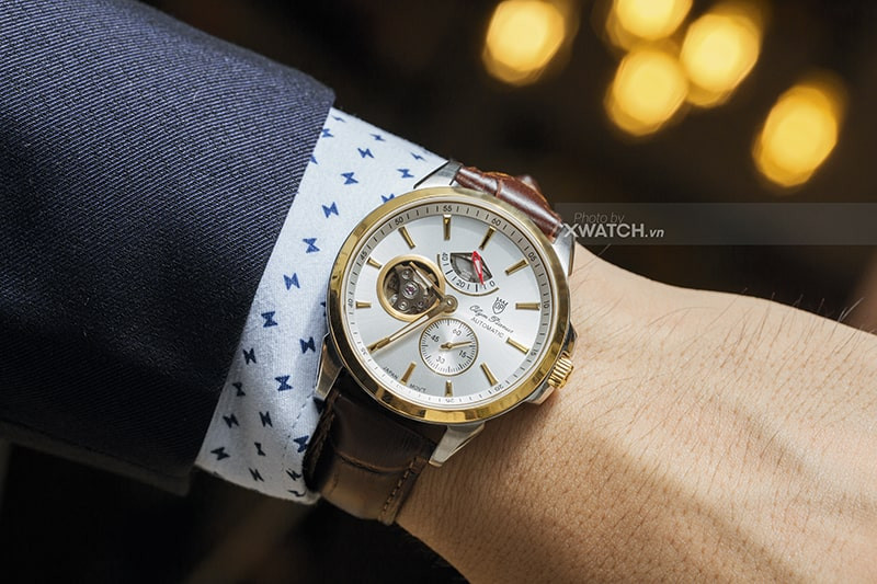 Đồng hồ Olympia Star dây da quyến rũ