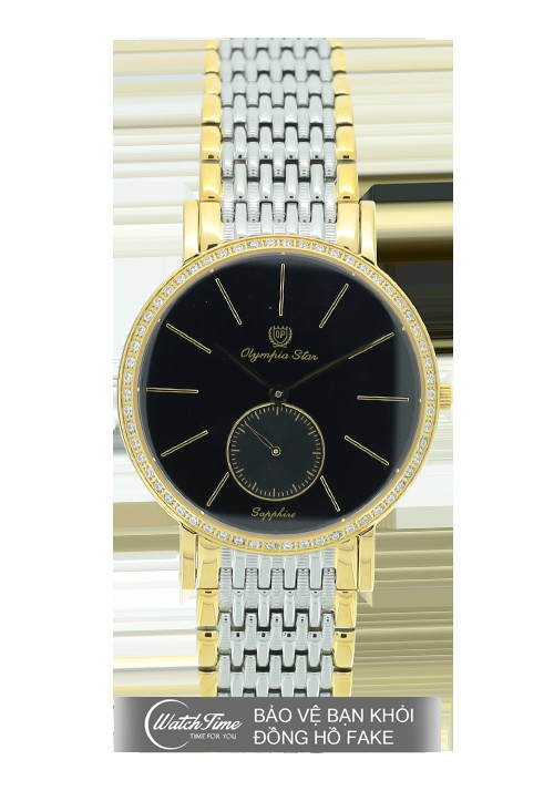 Đồng hồ Olympia Star Sapphire 58012M 211 nam với mặt kính sapphire và dây thép không gỉ 316L cao cấp