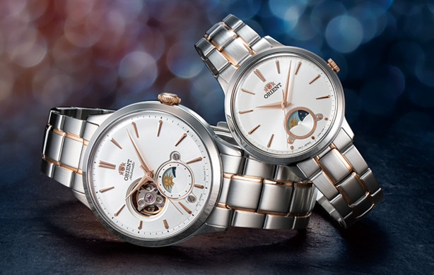 Đồng hồ Orient Sun and Moon với mặt số độc đáo hiển thị ngày và đêm