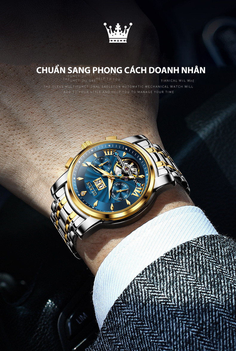 Hướng dẫn lên cót thủ công cho đồng hồ lộ cơ chính hãng khi ít sử dụng