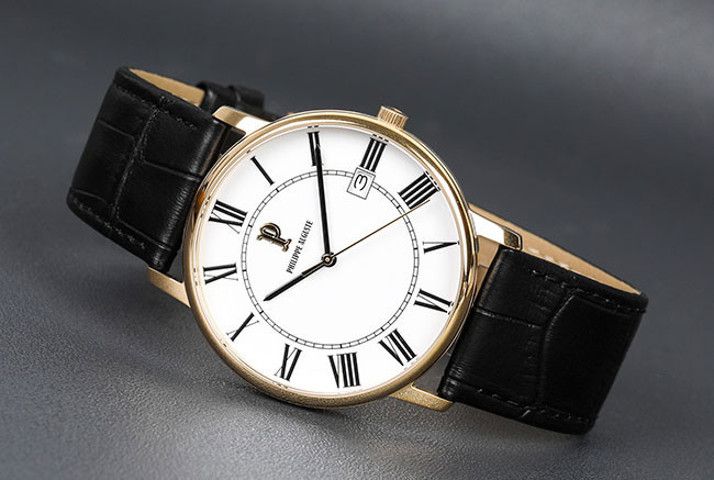 Đồng hồ nam Philippe Auguste PA5013B thiết kế tối giản
