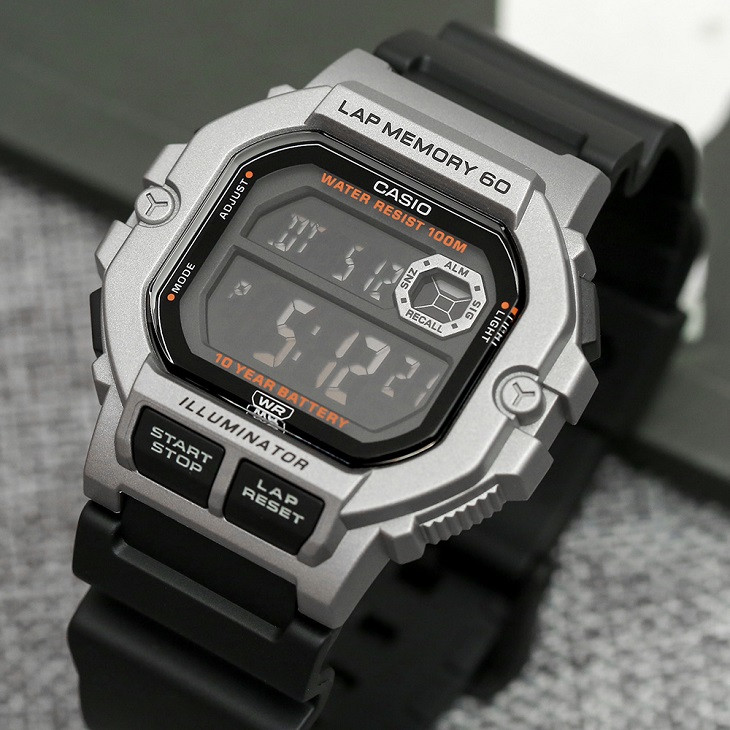 Đồng hồ điện tử Casio WS-1400H-1BVDF nổi bật với độ chính xác cao