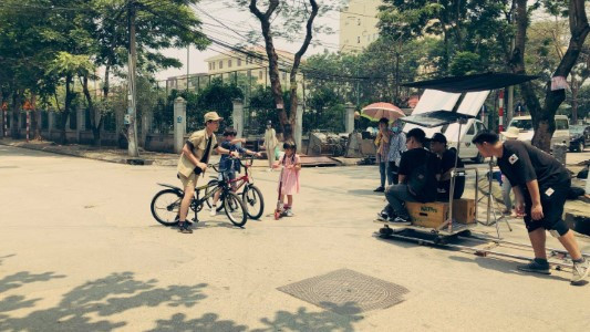 Cảnh quay trong phim quảng cáo đồng hồ thông minh Viettel MyKid