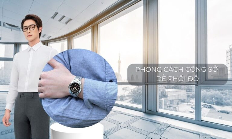 Casio MTP-1370D-1A1VDF phù hợp phong cách công sở hiện đại, dễ dàng phối đồ