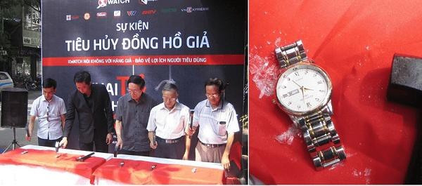 Xwatch khẳng định uy tín với chiến dịch tiêu hủy đồng hồ giả