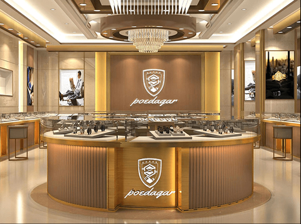 Cửa hàng trưng bày đồng hồ nam dây kim loại cao cấp chính hãng