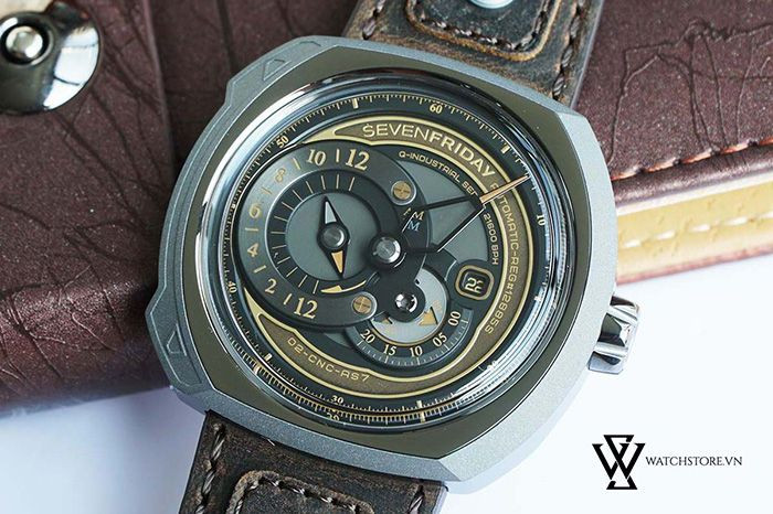 Sevenfriday Q-Series với lịch ngày và tính năng thay dây nhanh FSC, sự tiện ích của đồng hồ Sevenfriday