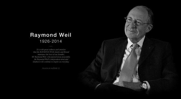 Chân dung ông Raymond Weil, nhà sáng lập thương hiệu đồng hồ Raymond Weil chính hãng