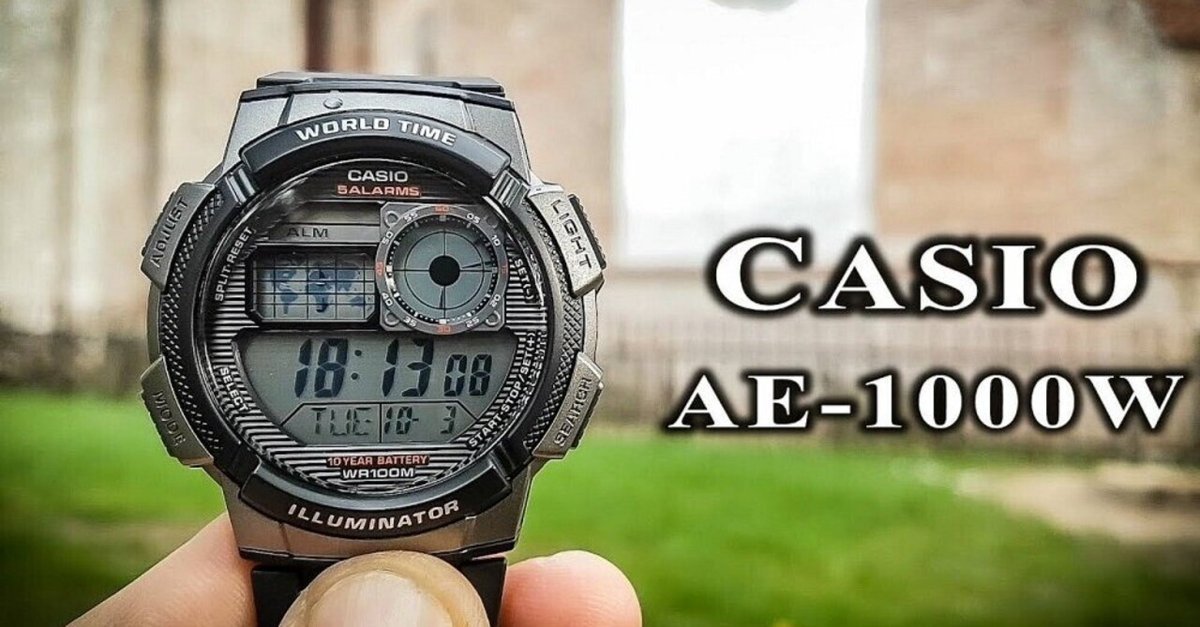 Cách Chỉnh Đồng Hồ Casio AE-1000W World Time Dễ Dàng Chỉ Với Vài Bước