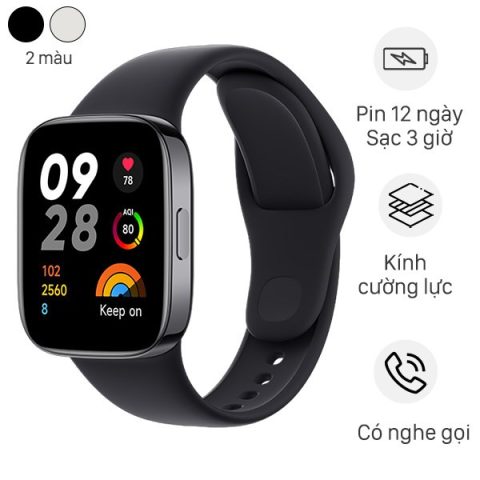 Đồng hồ thông minh gọi điện Xiaomi Redmi Watch 3 với thiết kế hiện đại