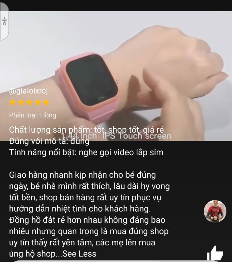 Thực tế sử dụng đồng hồ định vị trẻ em BabyKid