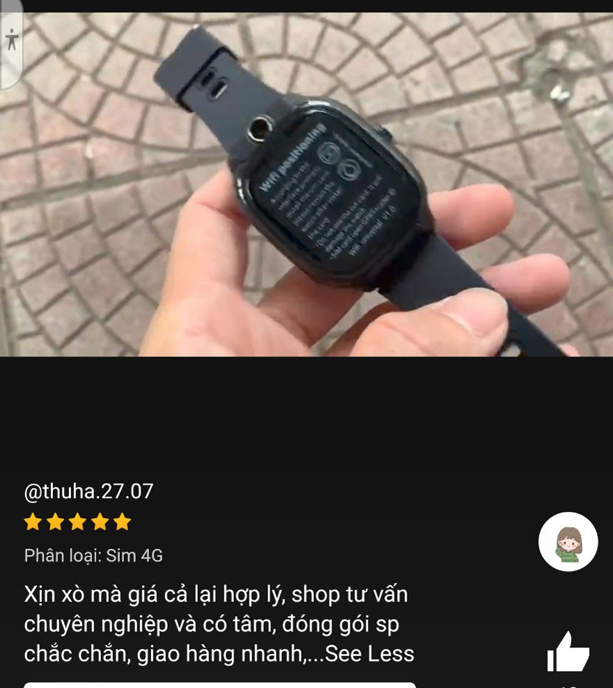 Phản hồi của phụ huynh về đồng hồ định vị trẻ em BabyKid