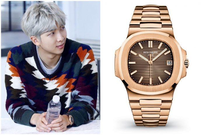 RM đeo chiếc Patek Philippe Nautilus 5712R, điểm nhấn trong bộ sưu tập đồng hồ của BTS