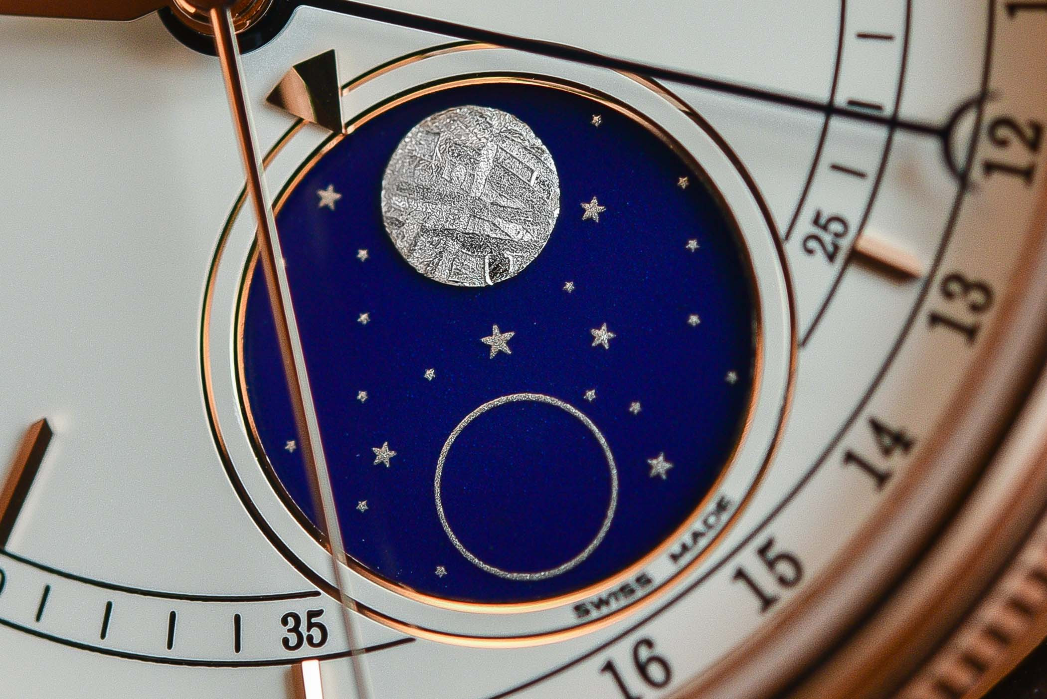 Đồng hồ Rolex Cellini Moonphase 50535 với màn hình hiển thị tuần trăng sống động