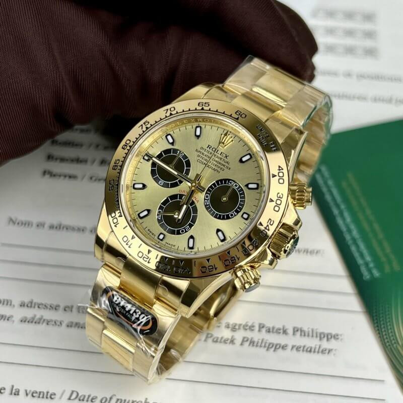 Đồng hồ Rolex Daytona Replica 1:1 mặt đen