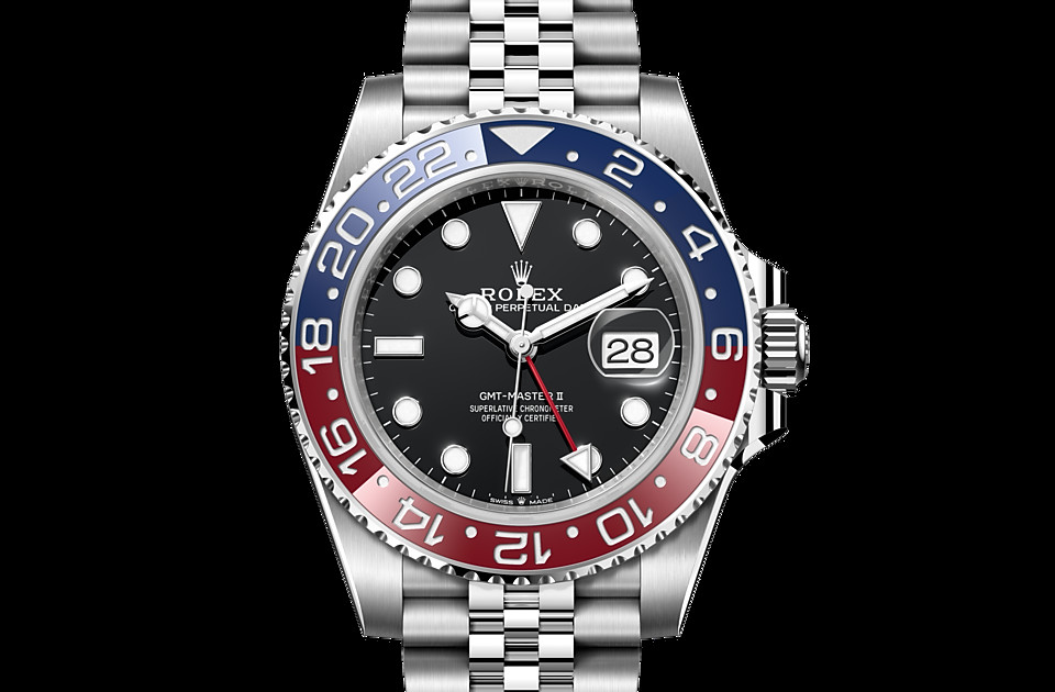 Đồng hồ cặp Rolex chính hãng GMT-Master II chức năng múi giờ kép