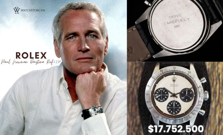 Rolex Paul Newman Daytona Ref. 6239, đồng hồ huyền thoại với câu chuyện tình yêu và đua xe, một biểu tượng của thế giới đồng hồ đeo tay