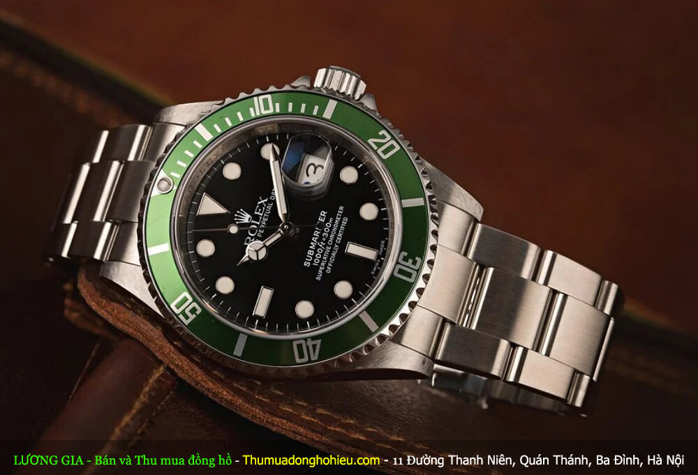Đồng hồ Rolex Submariner 16610LV Kermit, đại diện tiêu biểu cho các dòng đồng hồ của Rolex dành cho thợ lặn