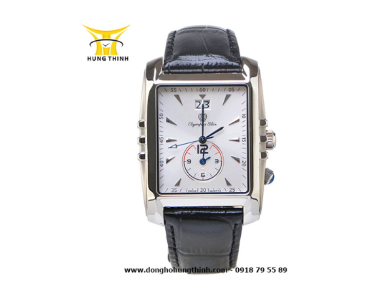 Đồng hồ Olympia Star mặt vuông dây da 58031MS-GL-T giá bao nhiêu