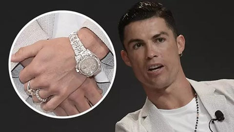 Chiếc đồng hồ Rolex GMT Master Ice đắt nhất hành tinh trên tay Cristiano Ronaldo