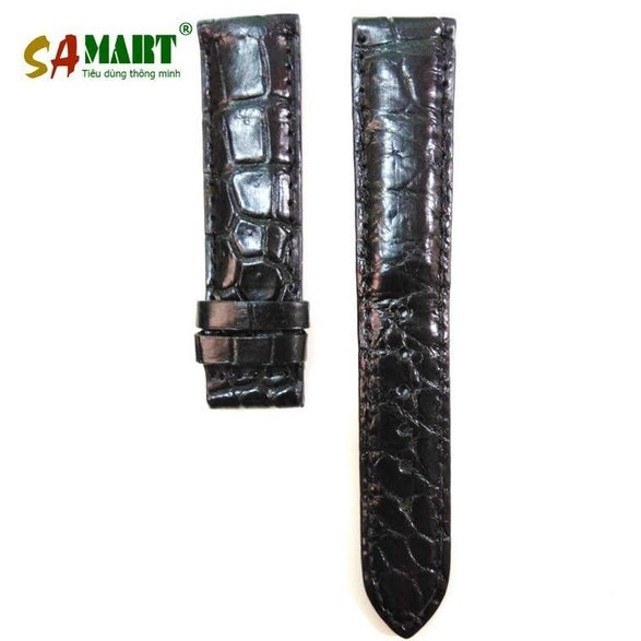 chi tiết dây da đồng hồ size 20 và hộp đựng