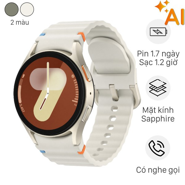Đồng hồ thông minh Samsung Galaxy Watch7 tích hợp cảm biến BioActive thế hệ mới cho nam